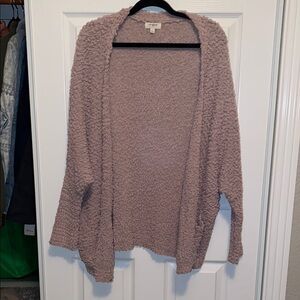 Umgee Cozy Chenille Open Cardigan